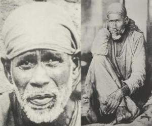 пазл Саи Баба из Ширди, индийские гуру, йог и факир, который считается его последователями как святого
